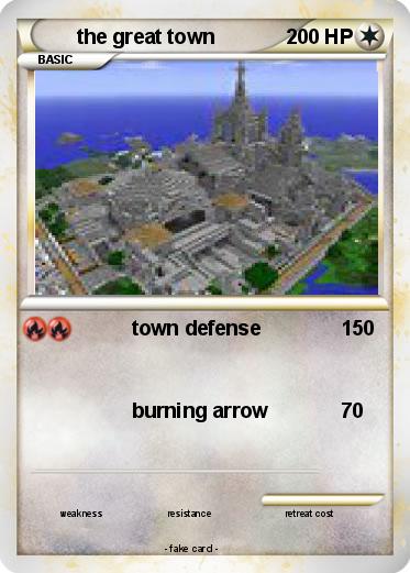 Pokemon the great town