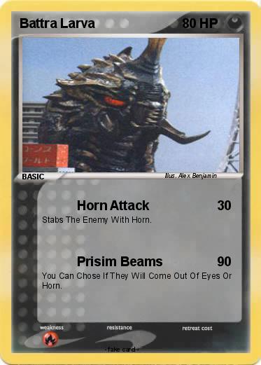Pokemon Battra Larva
