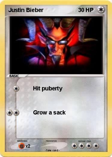 Pokemon Justin Bieber
