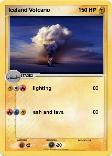 Pokemon Iceland Volcano