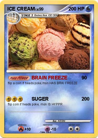 Pokemon ICE CREAM