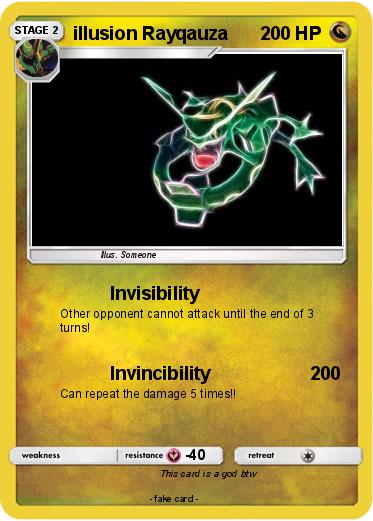 Pokemon illusion Rayqauza