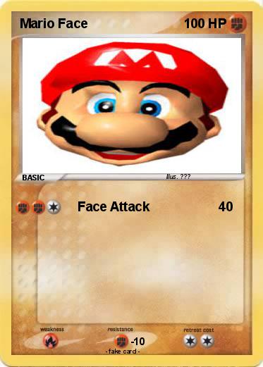 Pokemon Mario Face