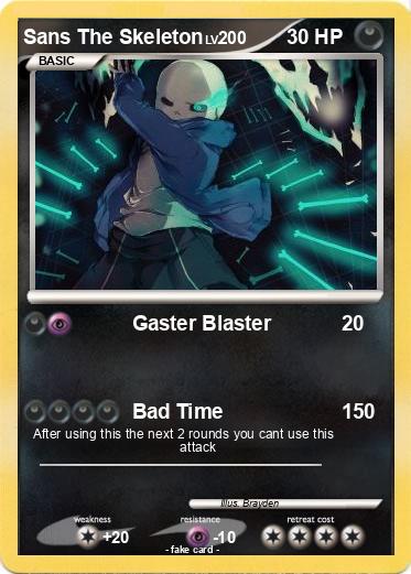 Pokemon Sans The Skeleton