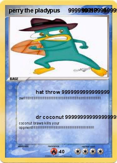 Pokemon perry the pladypus     99999999999999999999999999