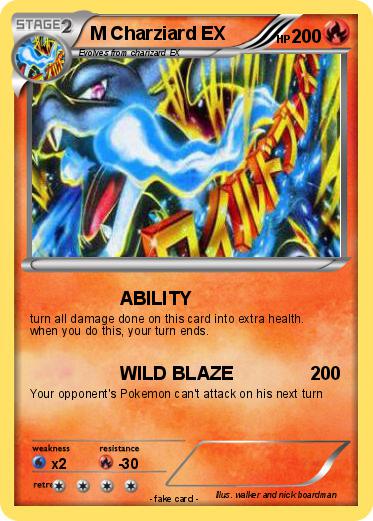 Pokemon M Charziard EX
