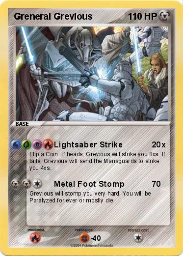 Pokemon Greneral Grevious