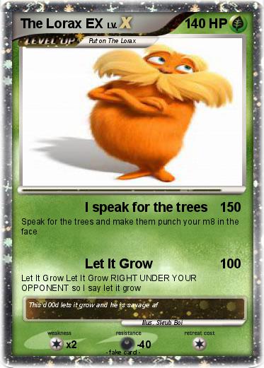 Pokemon The Lorax EX