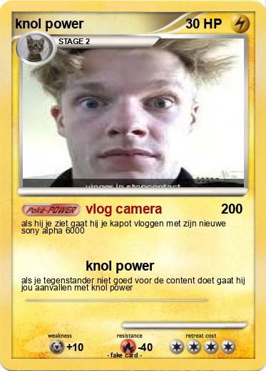 Pokemon knol power