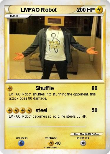 Pokemon LMFAO Robot