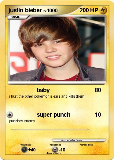 Pokemon justin bieber