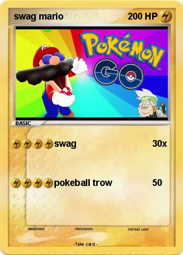 Pokemon swag mario