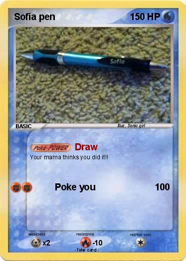 Pokemon Sofia pen