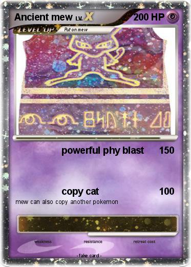 Pokemon Ancient mew
