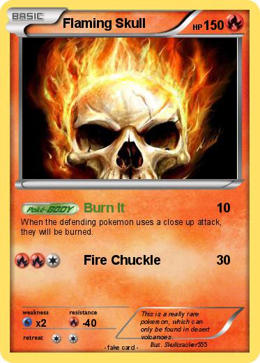 Pokemon Flaming Skull
