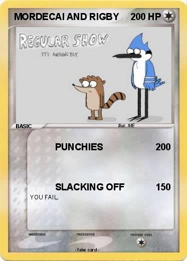 Pokemon MORDECAI AND RIGBY