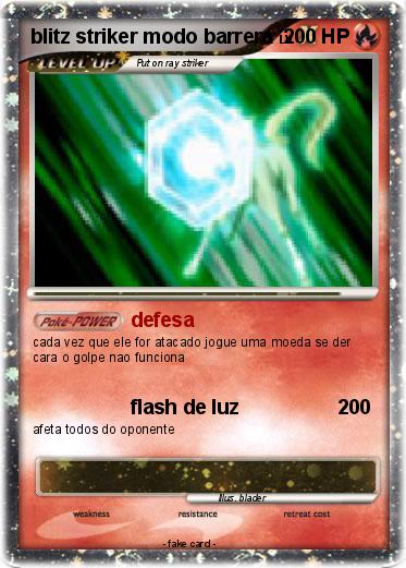 Pokemon blitz striker modo barrera