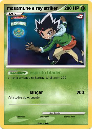 Pokemon masamune e ray striker
