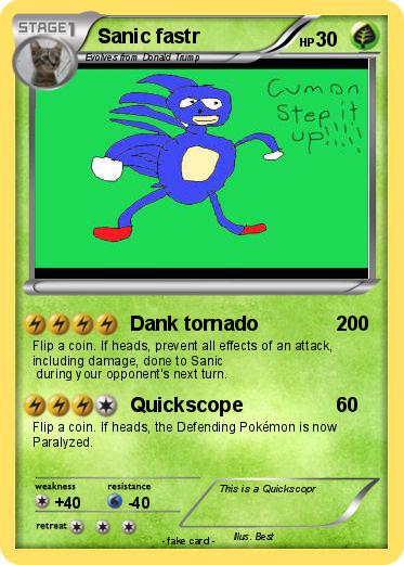 Pokemon Sanic fastr
