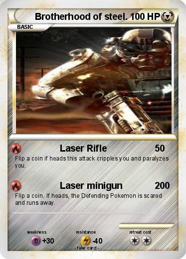 Pokemon Brotherhood of steel.