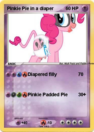 Pokemon Pinkie Pie in a diaper