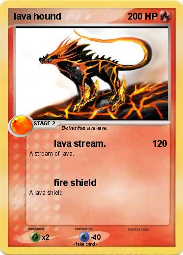 Pokemon lava hound