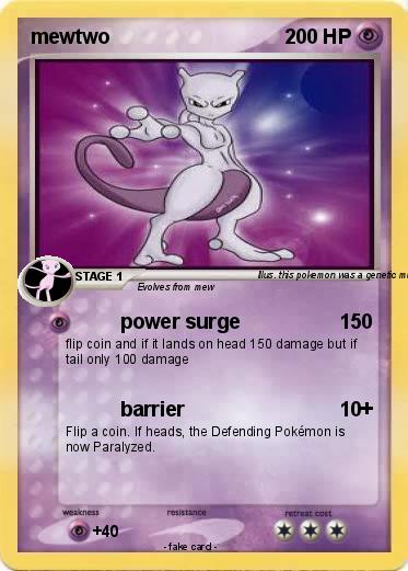 Pokemon mewtwo