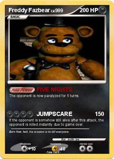 Pokemon Freddy Fazbear