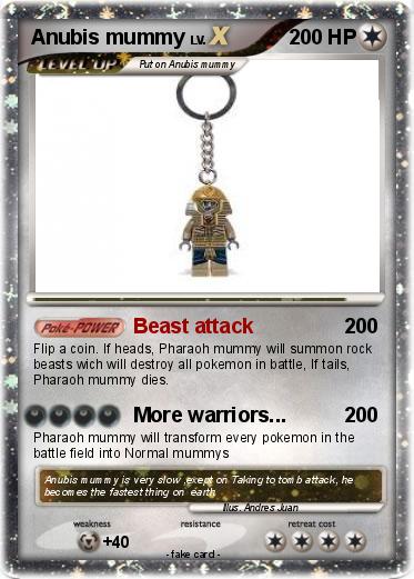 Pokemon Anubis mummy