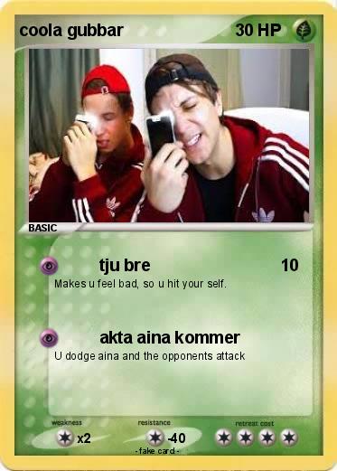 Pokemon coola gubbar