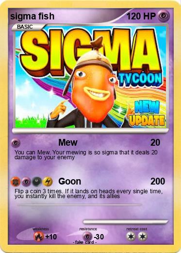 Pokemon sigma fish