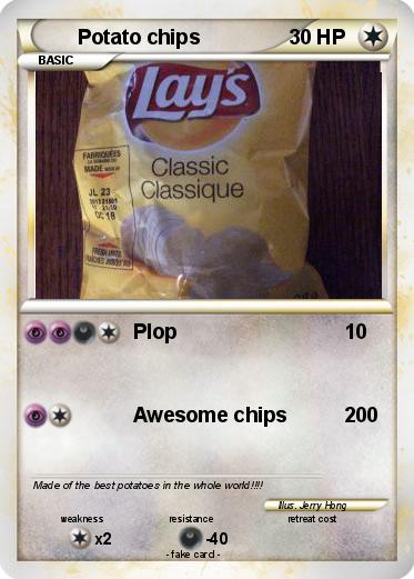 Pokemon Potato chips