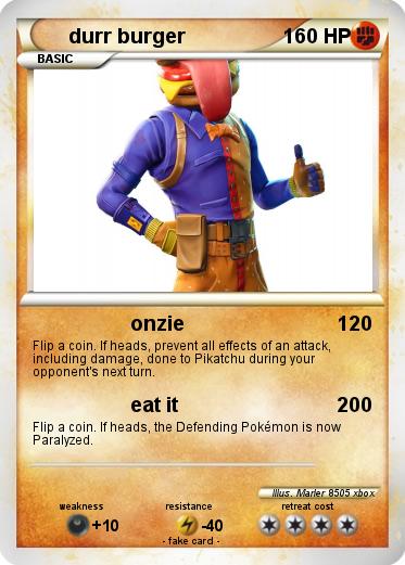 Pokemon durr burger