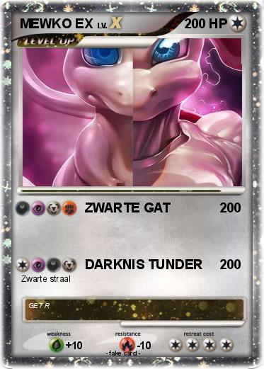 Pokemon MEWKO EX