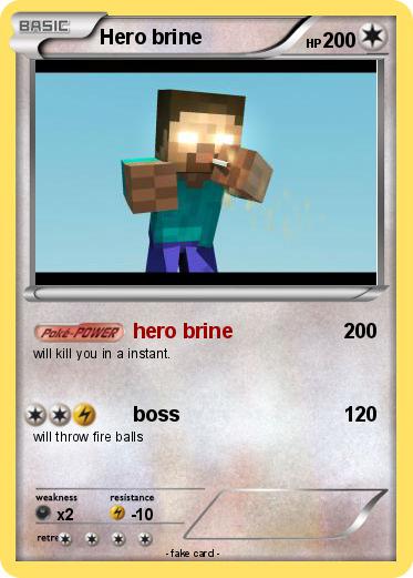 Pokemon Hero brine