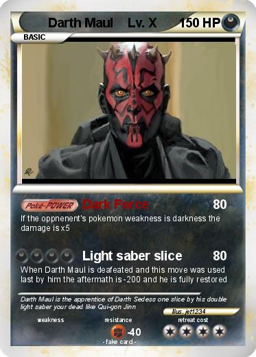 Pokemon Darth Maul    Lv. X