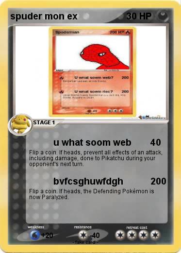 Pokemon spuder mon ex