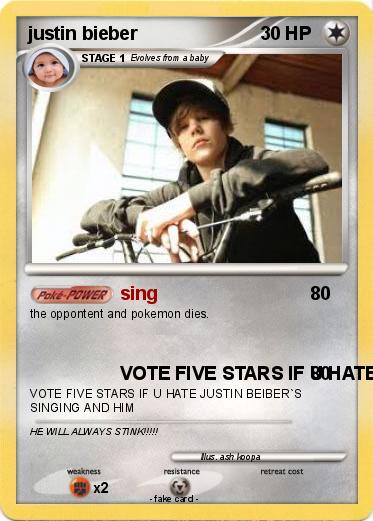 Pokemon justin bieber