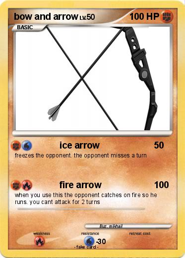 Pokemon bow and arrow