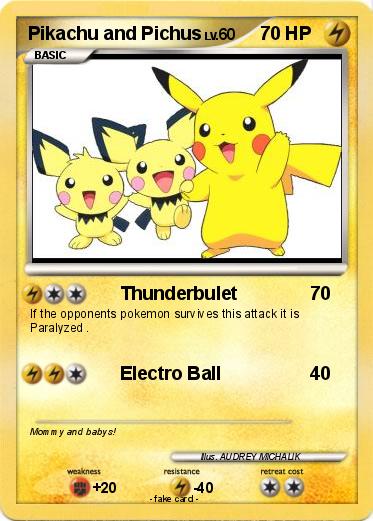 Pokemon Pikachu and Pichus