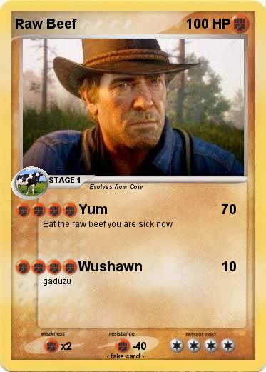 Pokemon Raw Beef