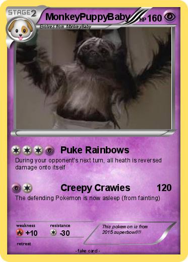 Pokemon MonkeyPuppyBaby