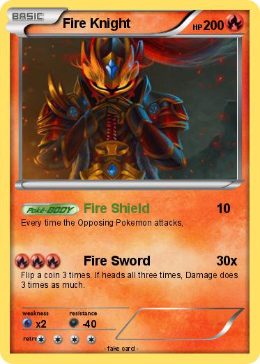 Pokemon Fire Knight