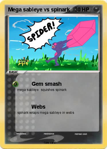 Pokemon Mega sableye vs spinark
