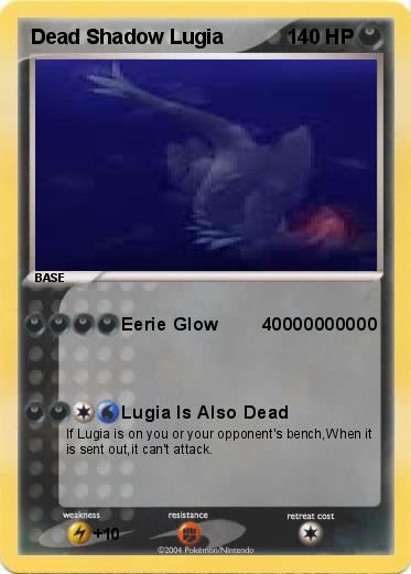 Pokemon Dead Shadow Lugia