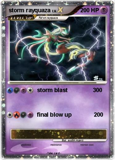 Pokemon storm rayquaza
