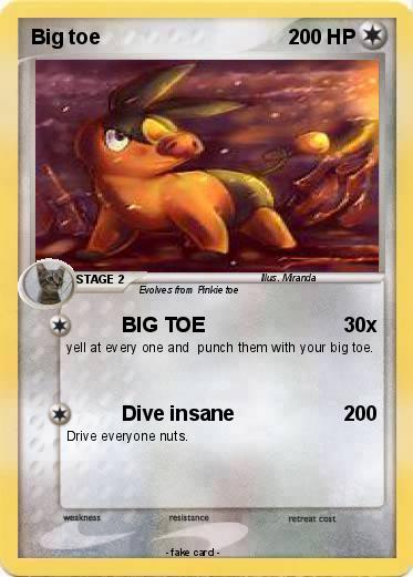 Pokemon Big toe
