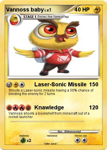 Pokemon Vannoss baby