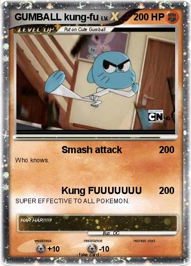 Pokemon GUMBALL kung-fu
