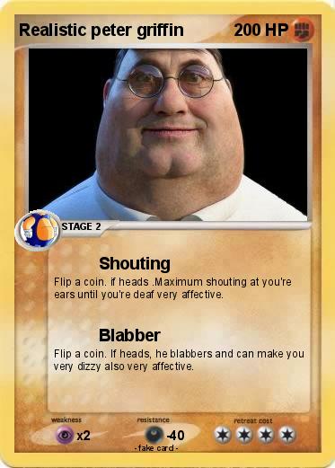 Pokemon Realistic peter griffin
